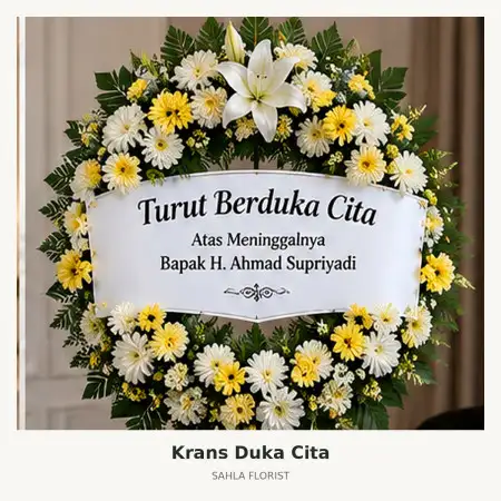 Krans Bunga Duka Grogol Petamburan