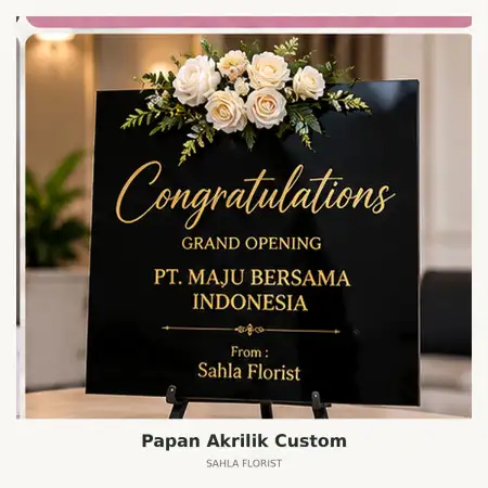 Papan Bunga Akrilik Grogol Petamburan